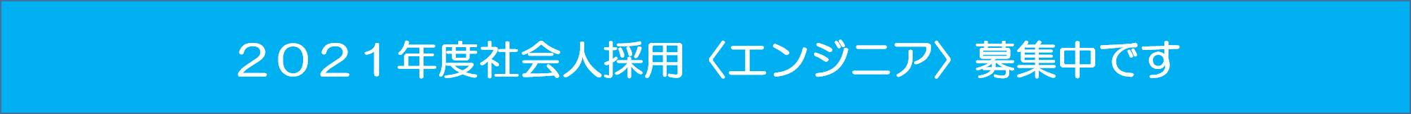 2021年度社会人採用〈代理店営業・システムエンジニア〉エントリー受付開始しました